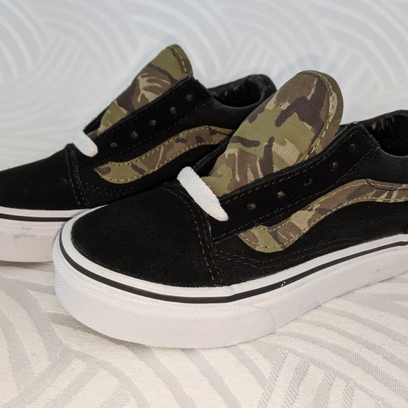 youth camo vans